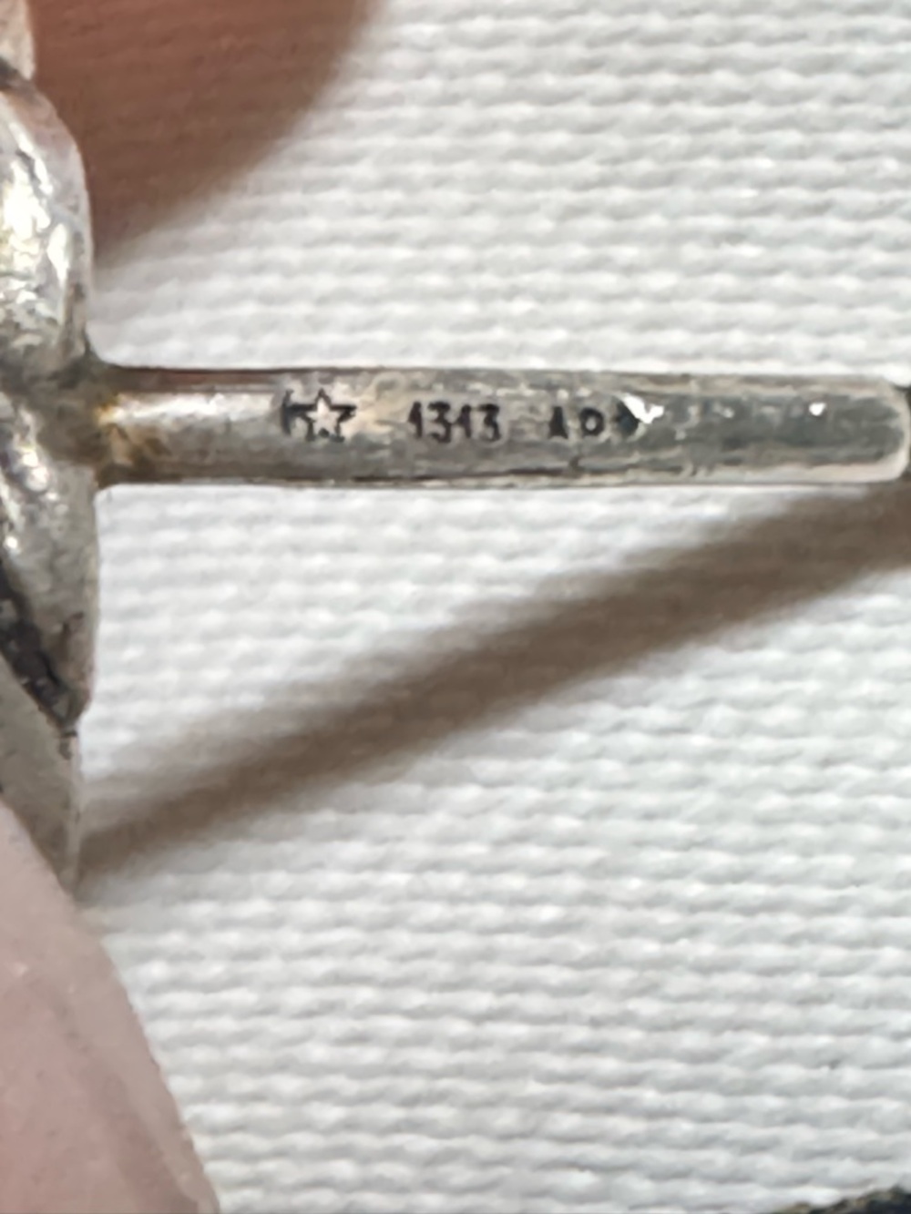 Gucci Silver Interlocking G Rope Circle Stud Earrings - Sterling Tone - Picture 5 of 5